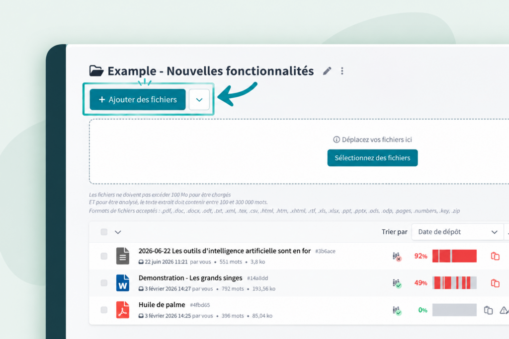 Import de contenus dans Letimio