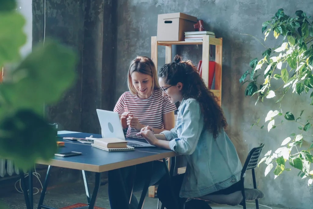 Professionals collaborating on content analysis and verification with Letimio